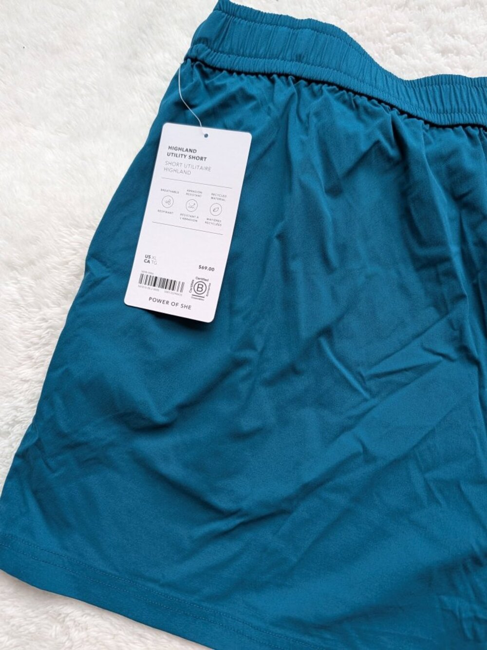 New With Tags! Athleta Highland Utility Shorts Women's Size XL